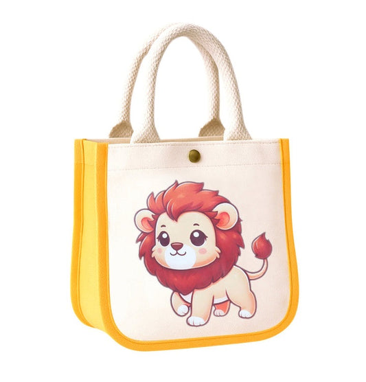 Lion kids tote bag