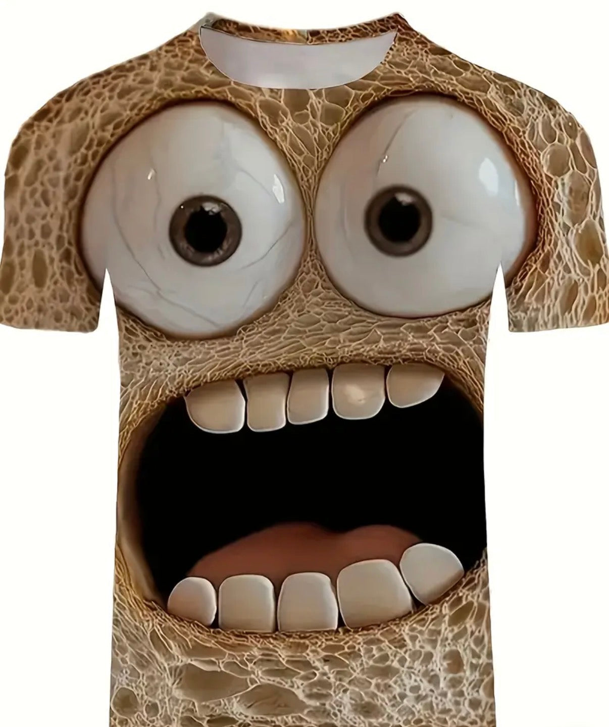 [Vibrant Cartoon T-Shirt] Vibrant 3D Print Novelty T-Shirt for Men | Casual Short Sleeve Crew Neck Tee with Cartoon Character Design, Lightweight Summer Top for Outdoor Activities, Sports, Parties & Casual Attire, Comfortable Fit