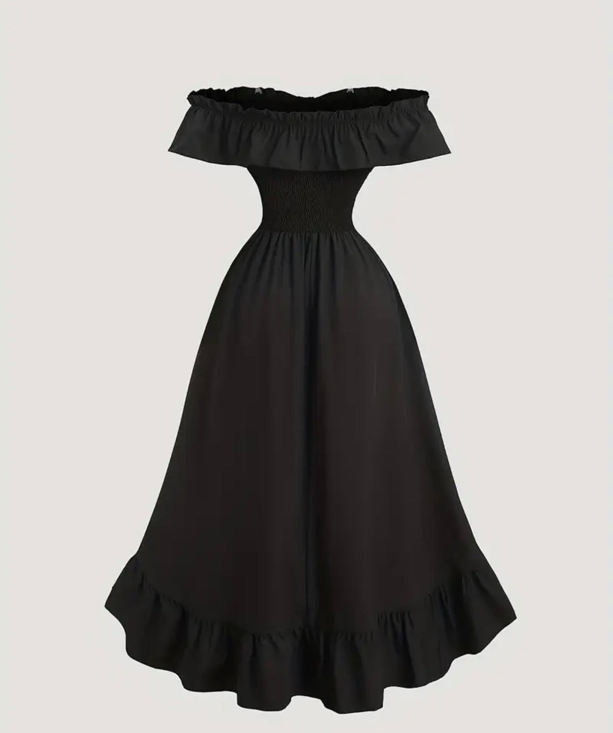 Women'S Vintage Off-Shoulder Long Dress