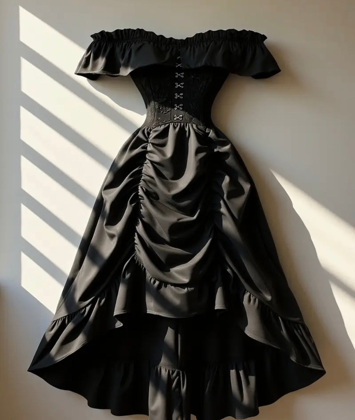 Women'S Vintage Off-Shoulder Long Dress