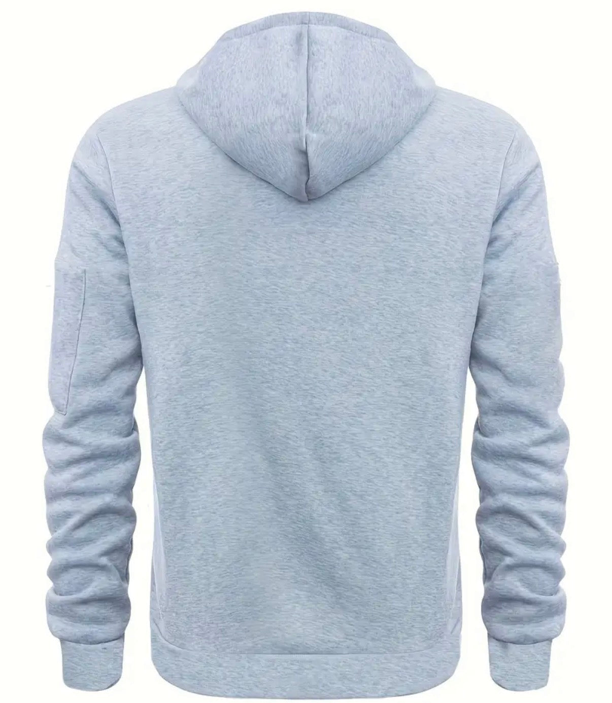 Men's Casual Hoodie with Zipper - Warm, Stylish Pullover with Kangaroo Pocket | Perfect for Fall & Winter Outdoor Activities