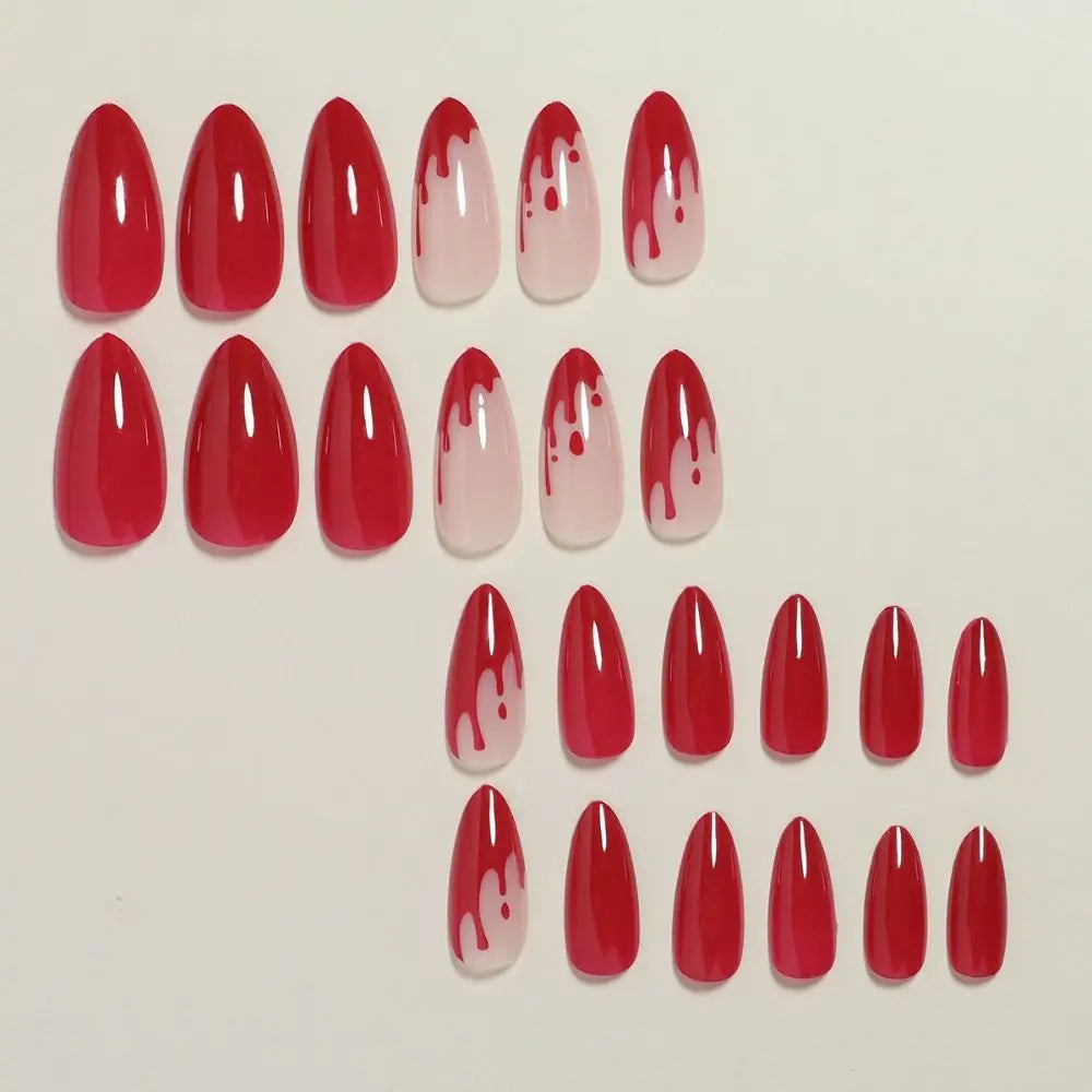 Halloween Bat & Spider Web Press-On Nails