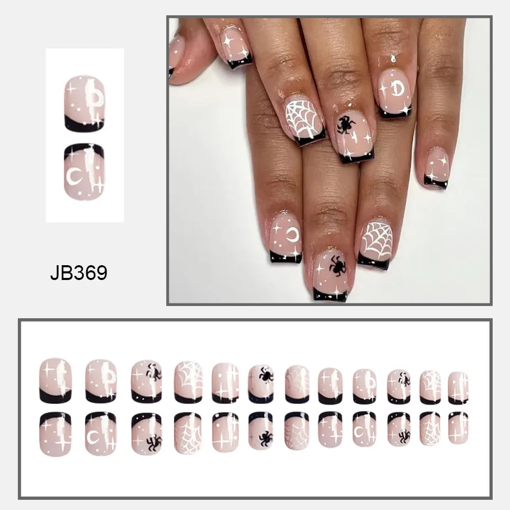 Hauntingly Stylish Purple Bat Stiletto Press-On Nails