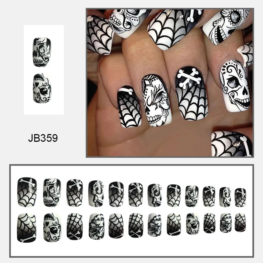 Hauntingly Stylish Purple Bat Stiletto Press-On Nails