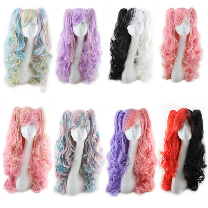 Vibrant Long Curly Wigs